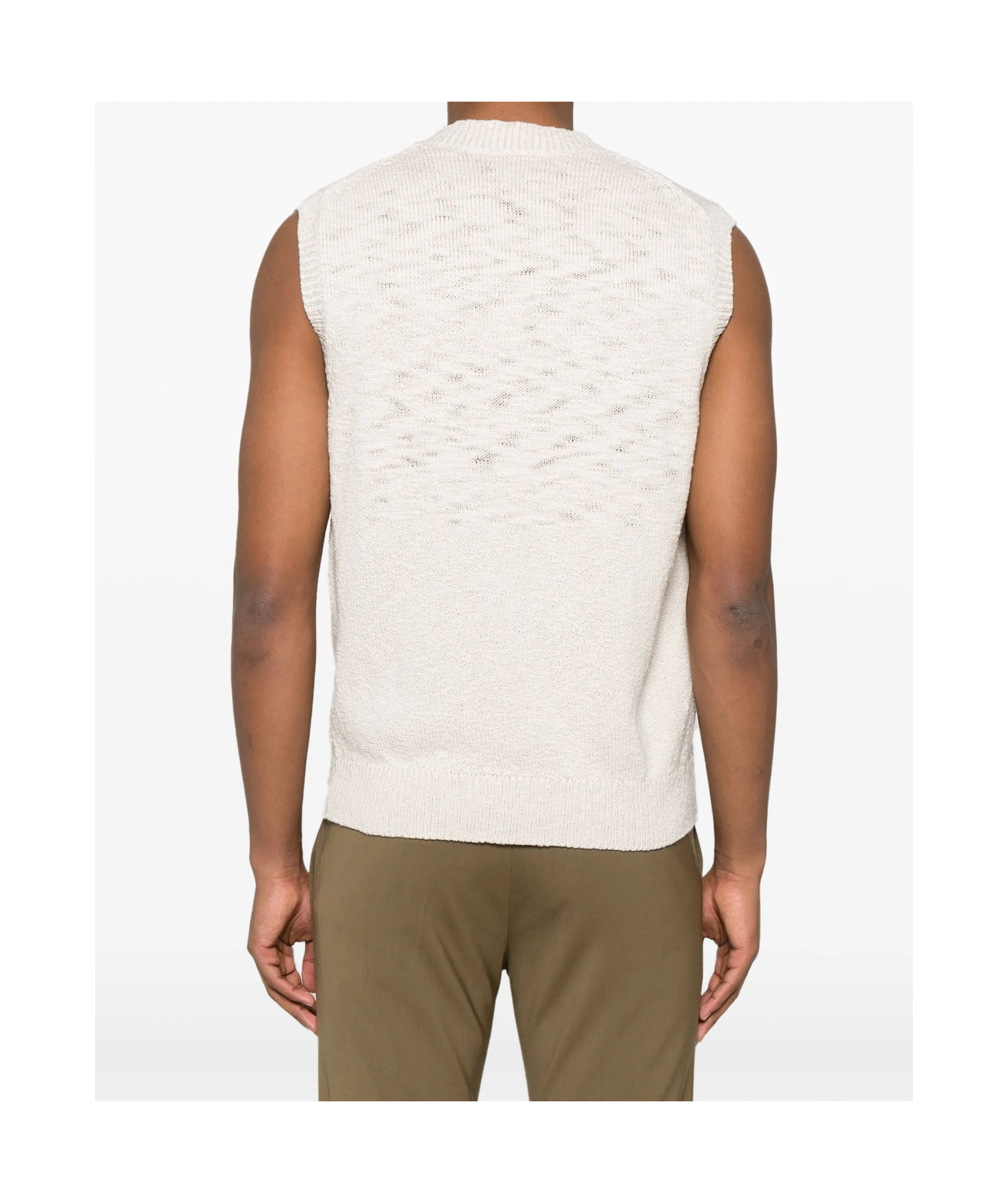 Eleventy V-neck Sweater In Neutral