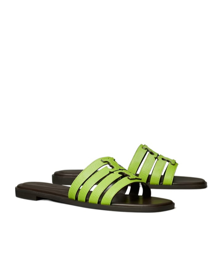 Tory Burch Striped Slides