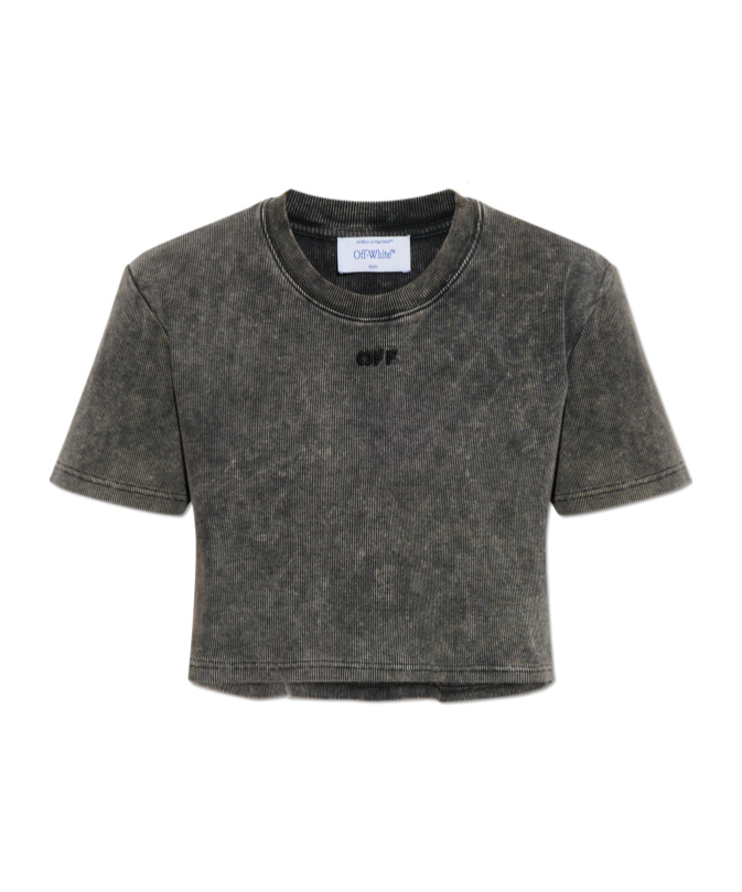 Off-white Short-sleeved T-shirt In Black