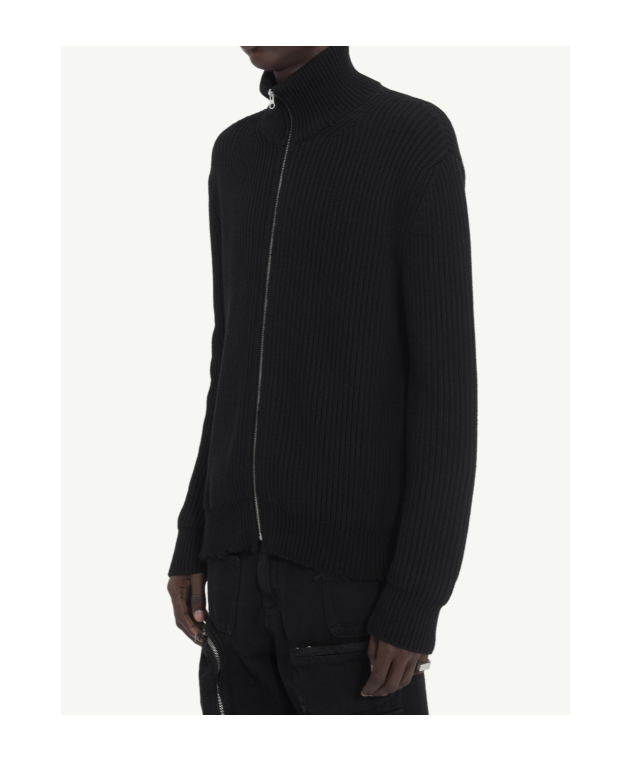 MM6 MAISON MARGIELA MM6 MAISON MARGIELA X SALOMON RIBBED KNIT SPORTS JACKET