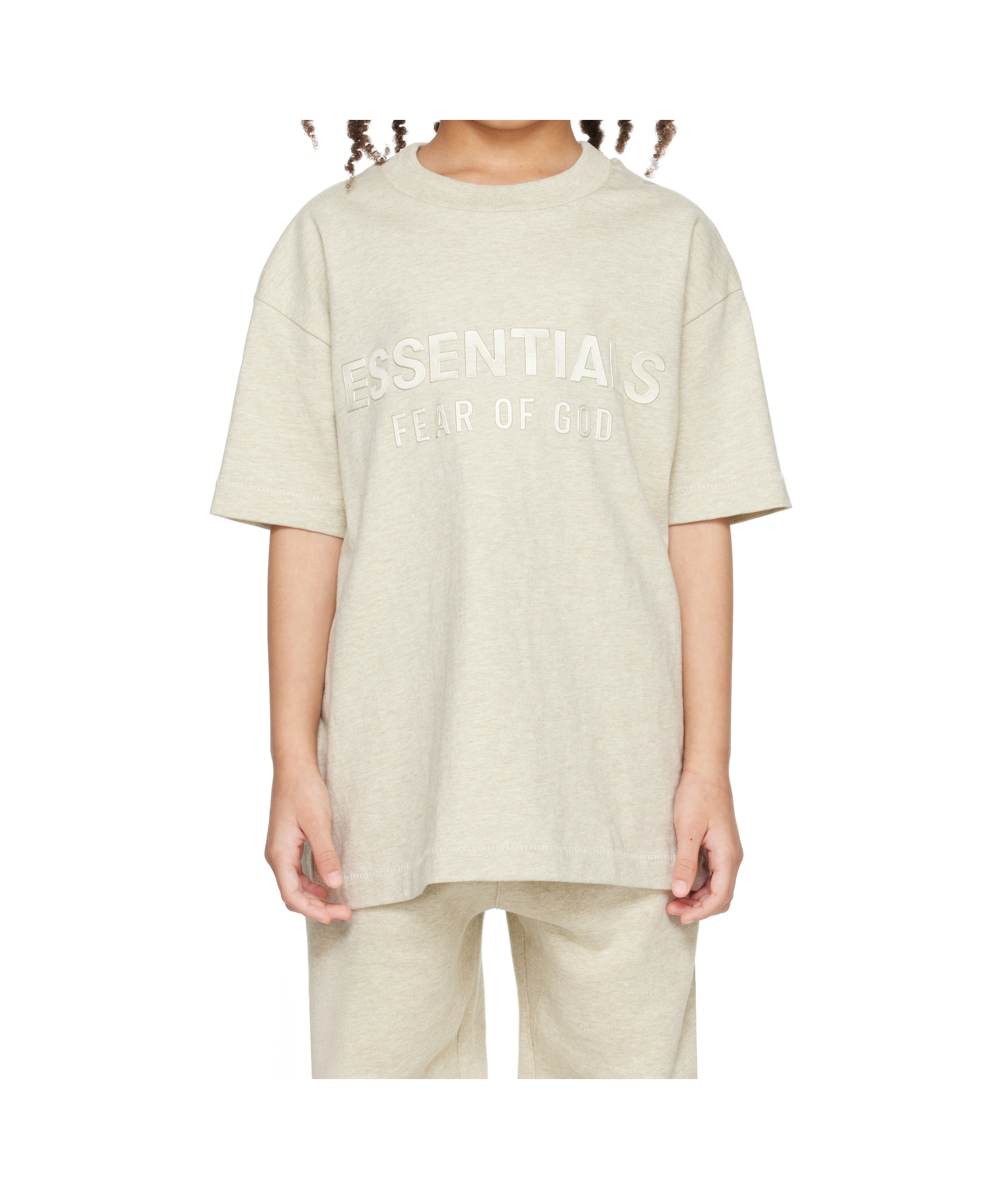Essentials Kids Beige Classic T-shirt In Neutral