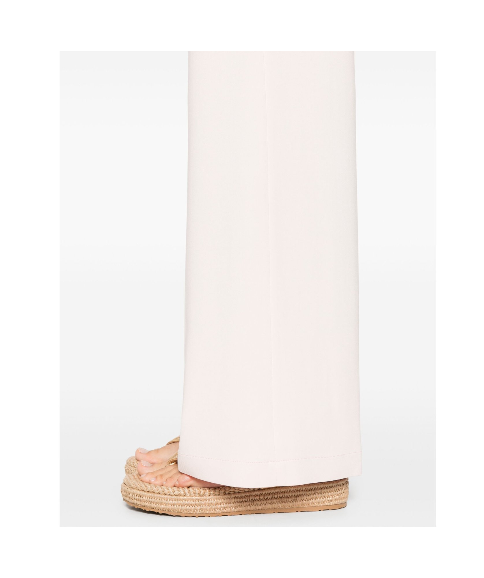 Shop Forte Forte Wide-leg Casual Pants In White