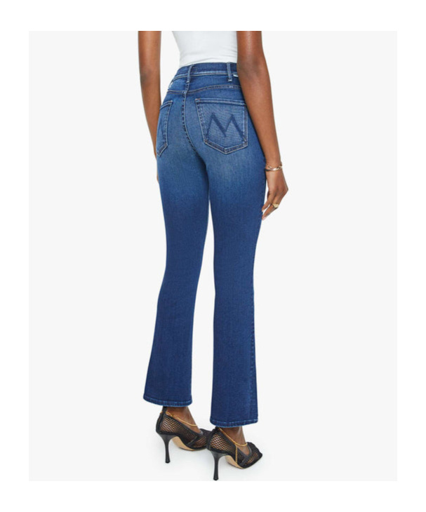 Mother Jeans Slim The Hustler Ankle In Black