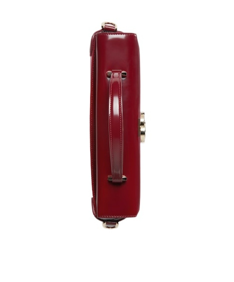 Gucci Small Half-moon Shoulder Bag In Red