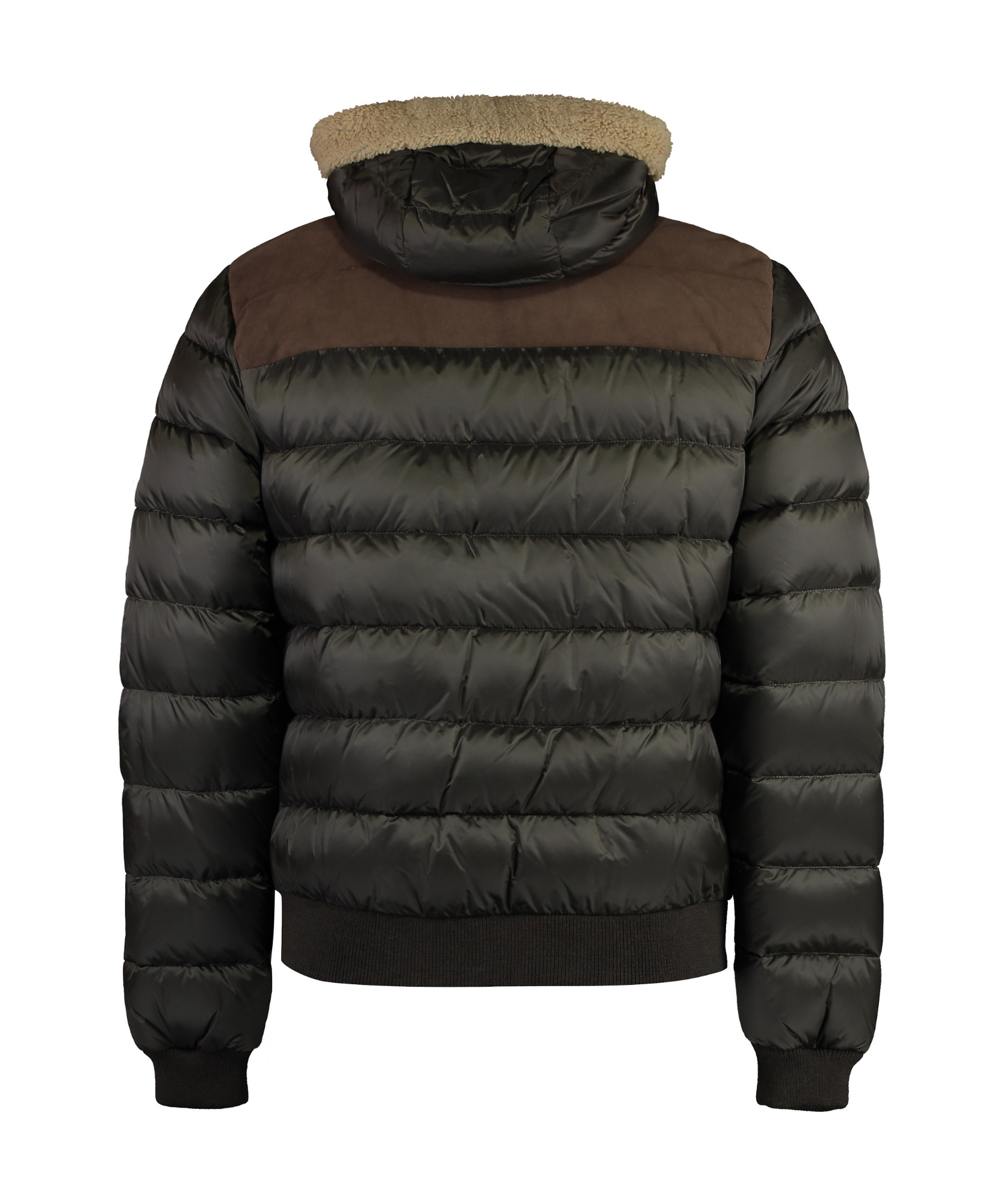 Moorer Peter Hooded Down Jacket In Black