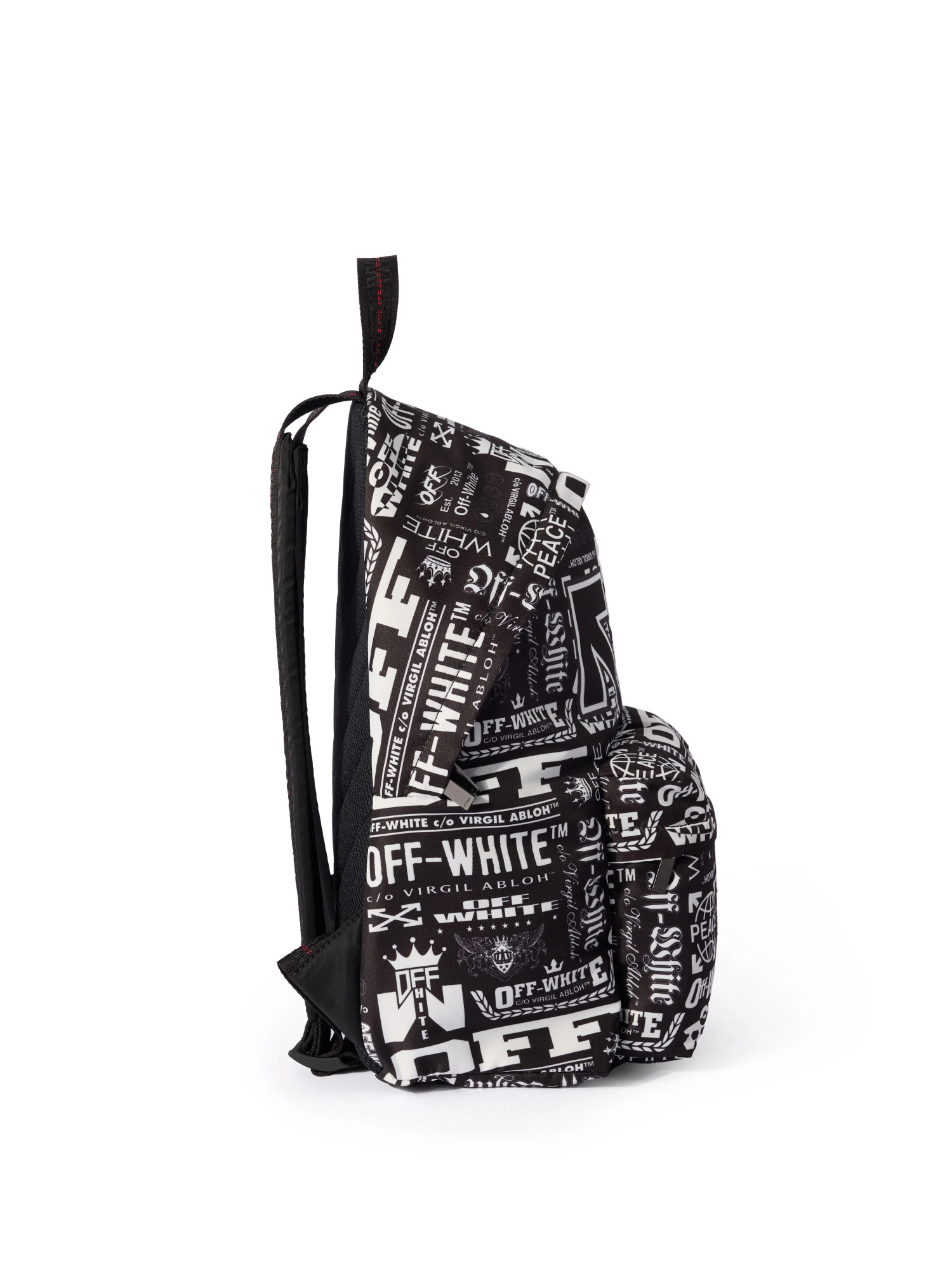 Off-white Heritage Multilogo Backpack In Black