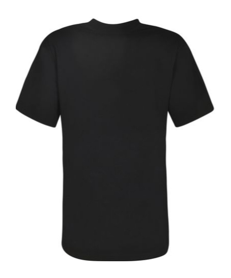 Moschino Love Printed Crewneck T-shirt In Black