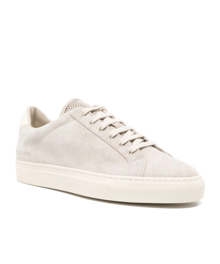 Common Projects Retro Round Toe Sneakers In White
