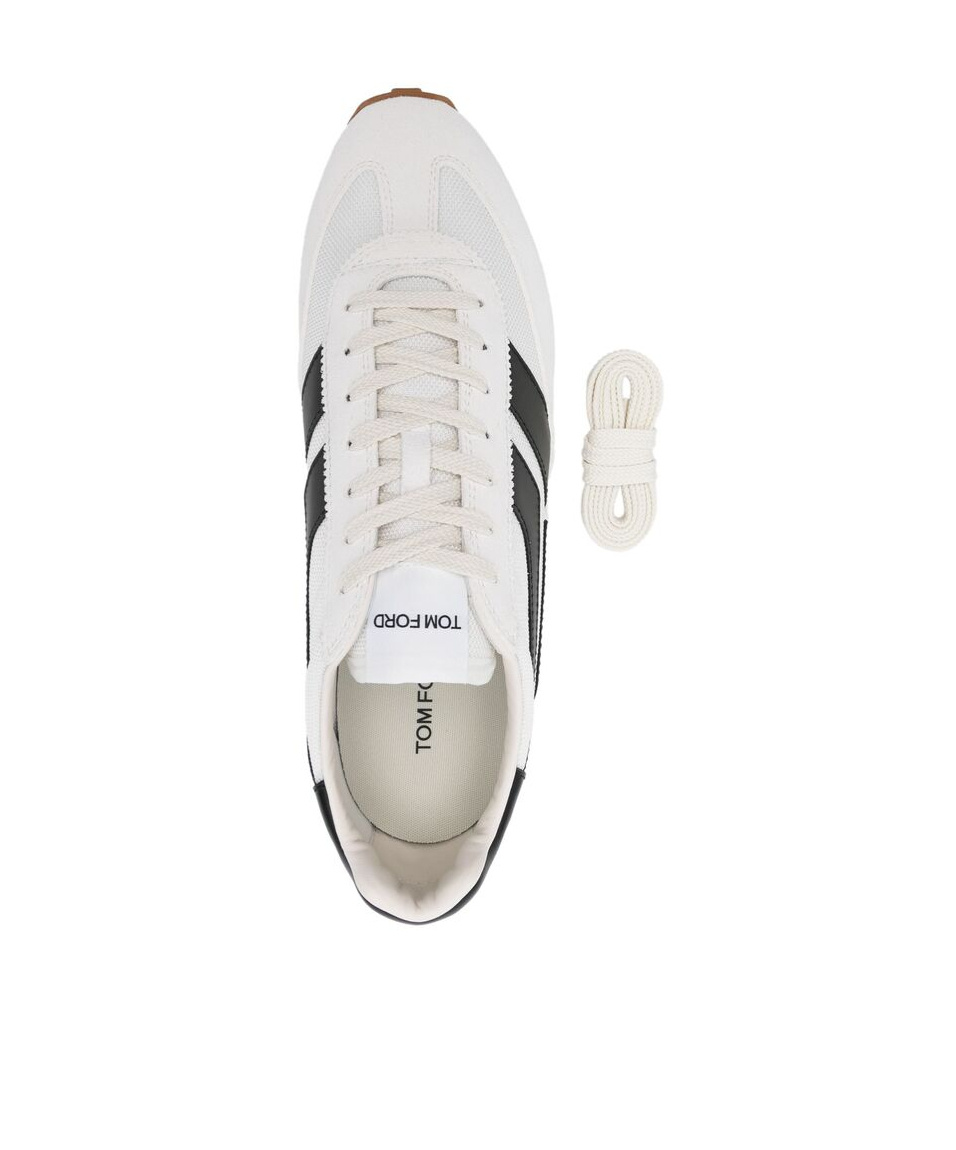 Shop Tom Ford Mick Sneakers In White