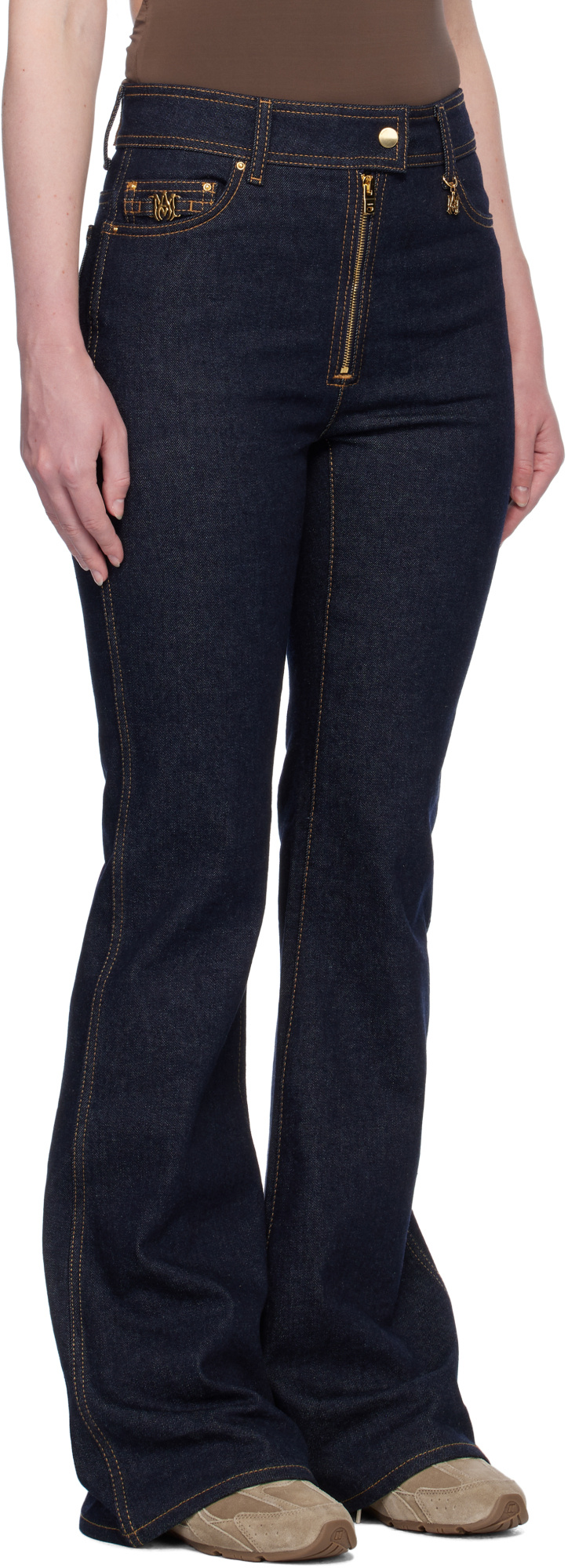 Amiri Jeans With Belt Loops In Black