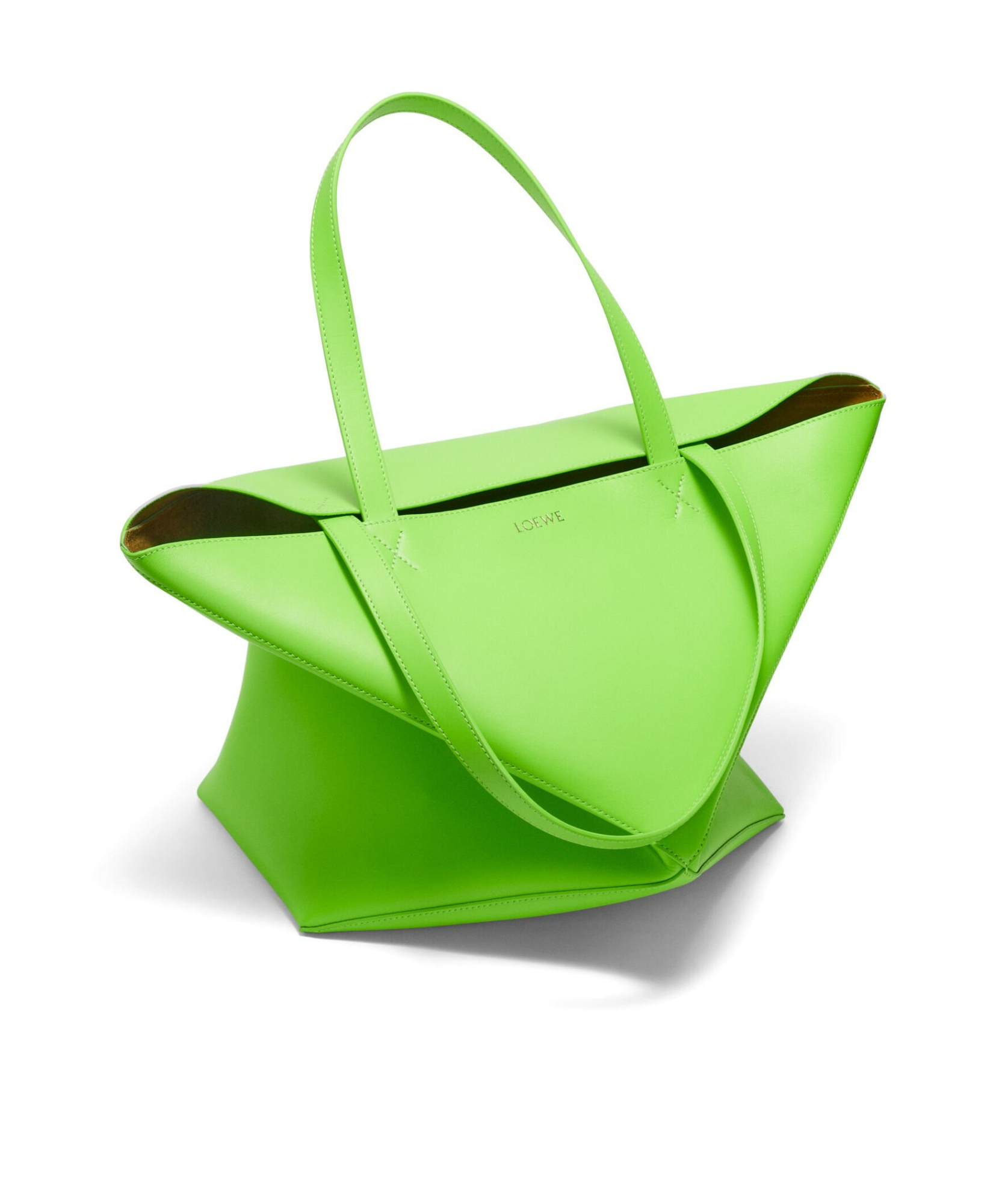 Loewe Xl Puzzle Fold Tote Bag In Green