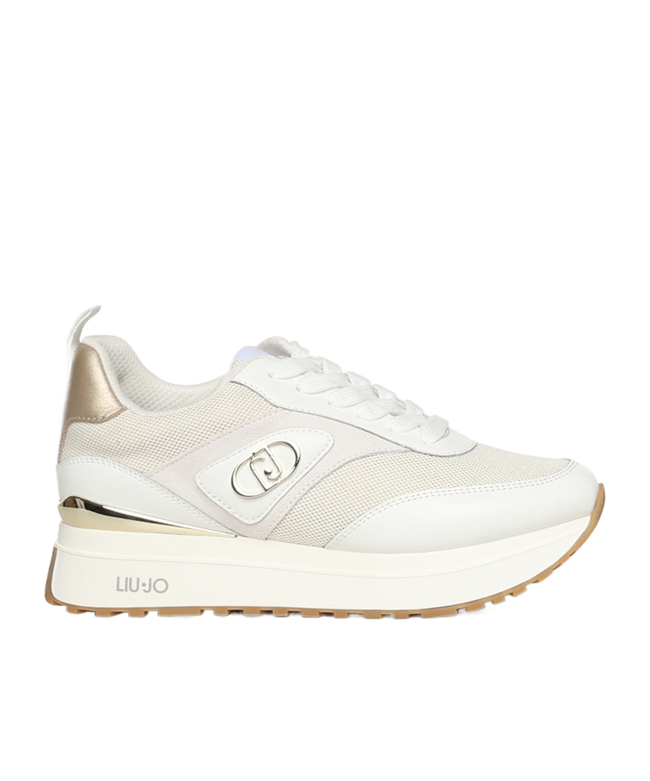 Liu •jo Liu Jo Platform Logo Low-top Sneakers In White