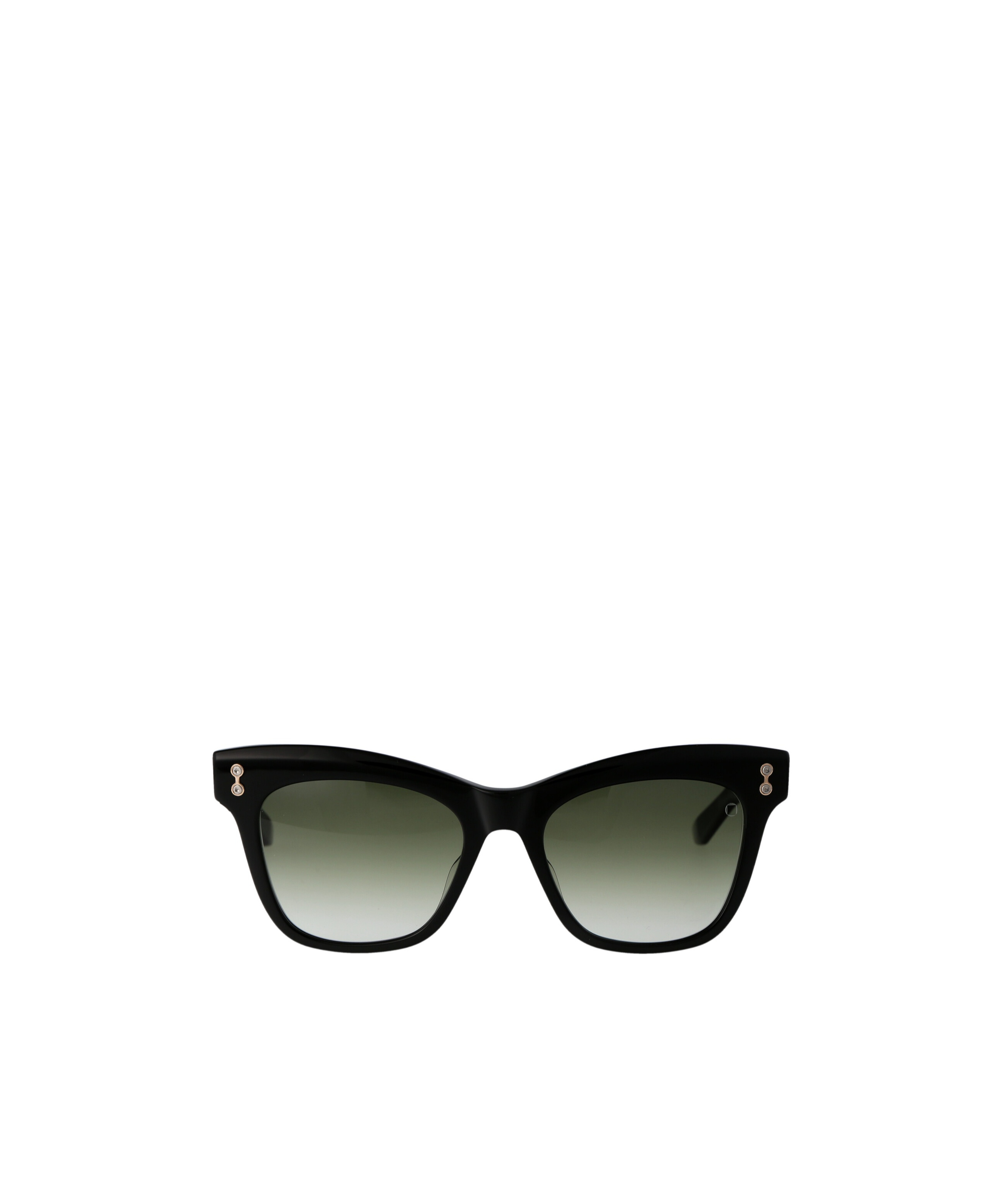 Akoni Black W Acetate Sunglasses In Black