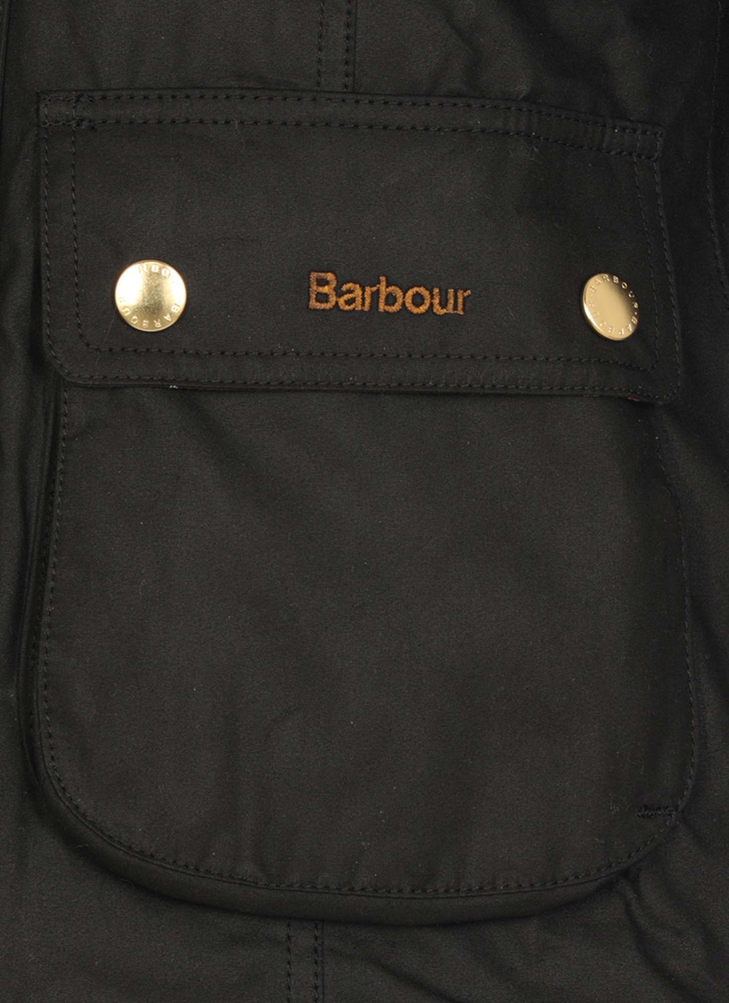 Barbour Long-sleeved Casual Jacket In Black