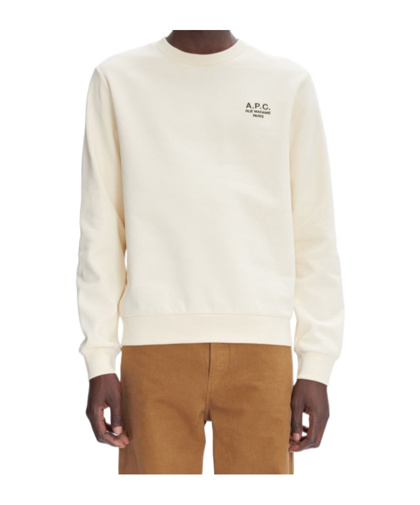 Apc Round-neck Sweater In White