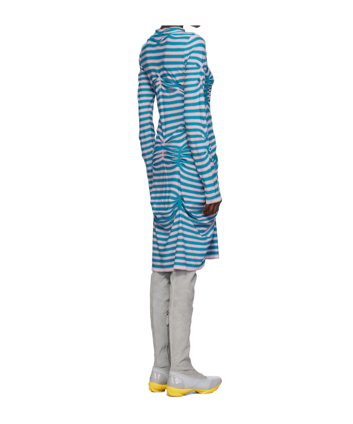 Kiko Kostadinov Striped Dress In Multi