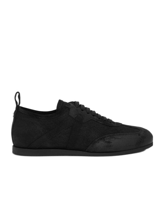 Ann Demeulemeester Black Siru Low-top Boxing Sneakers In Black