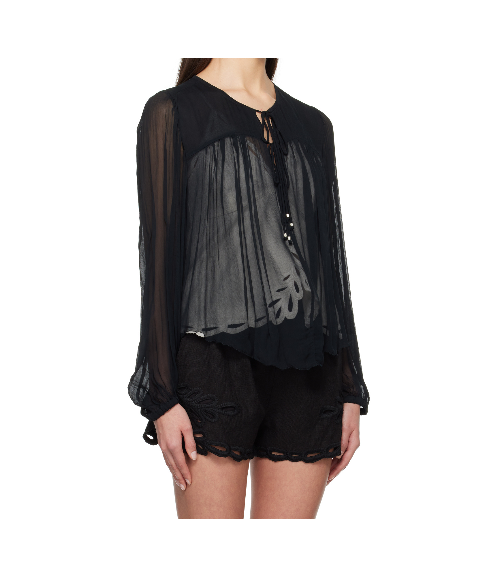 Isabel Marant Étoile Black Advika Blouse In Black