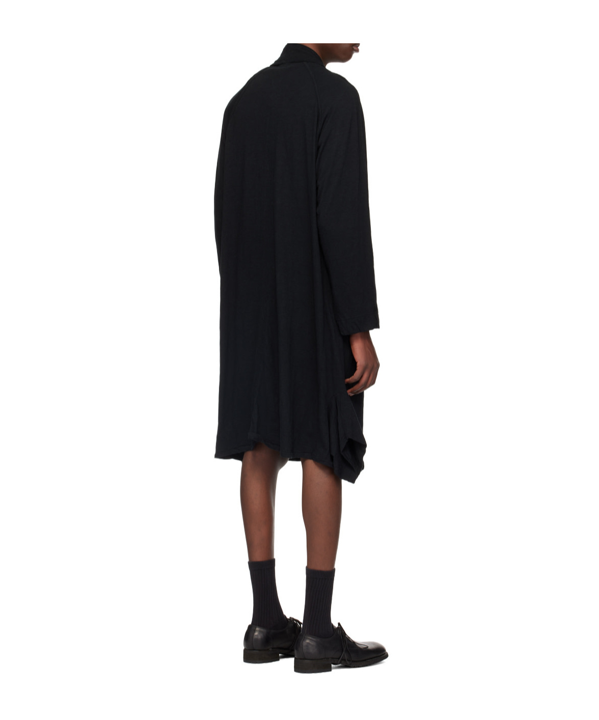 Undercover Asymmetrical Coat In Black