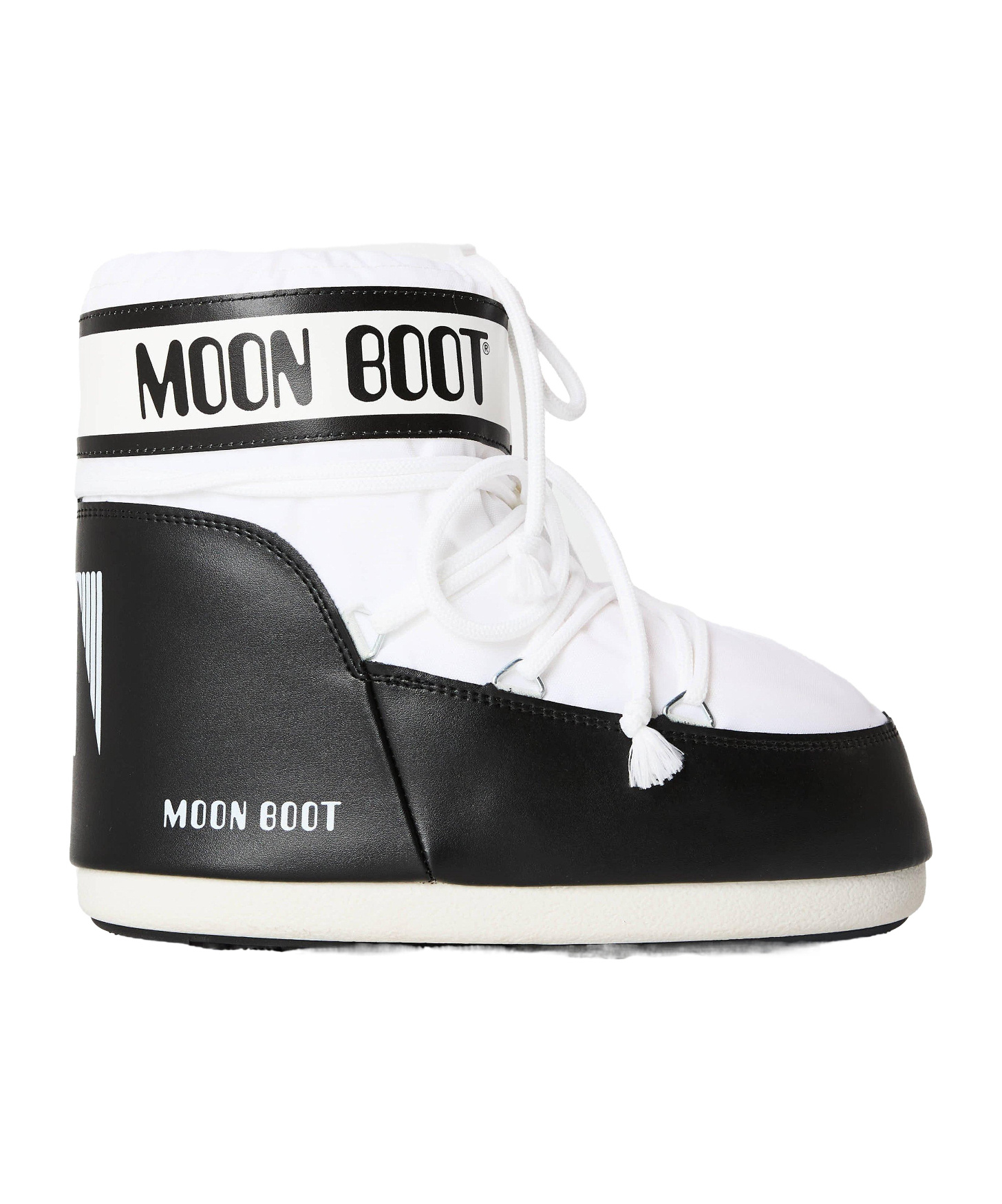 Moon Boot Simple Low-top Shoes In White