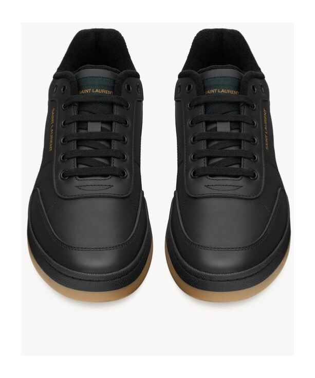 Saint Laurent Court Classic Sl/10 Sneakers In Black