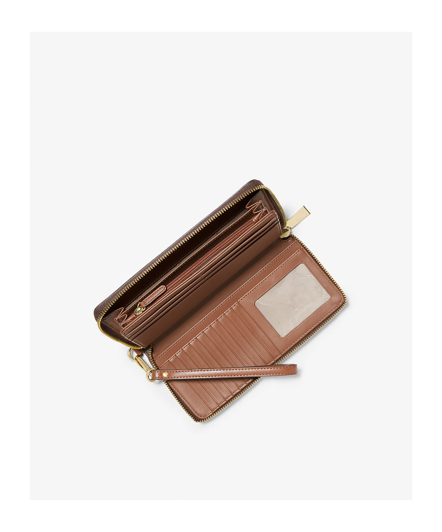 Michael Kors Jet Set Continental Wallet In Black