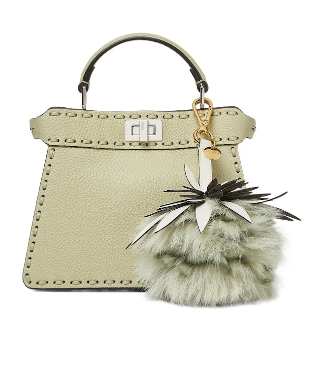 Fendi Peekaboo Shoulder Bag In Brown