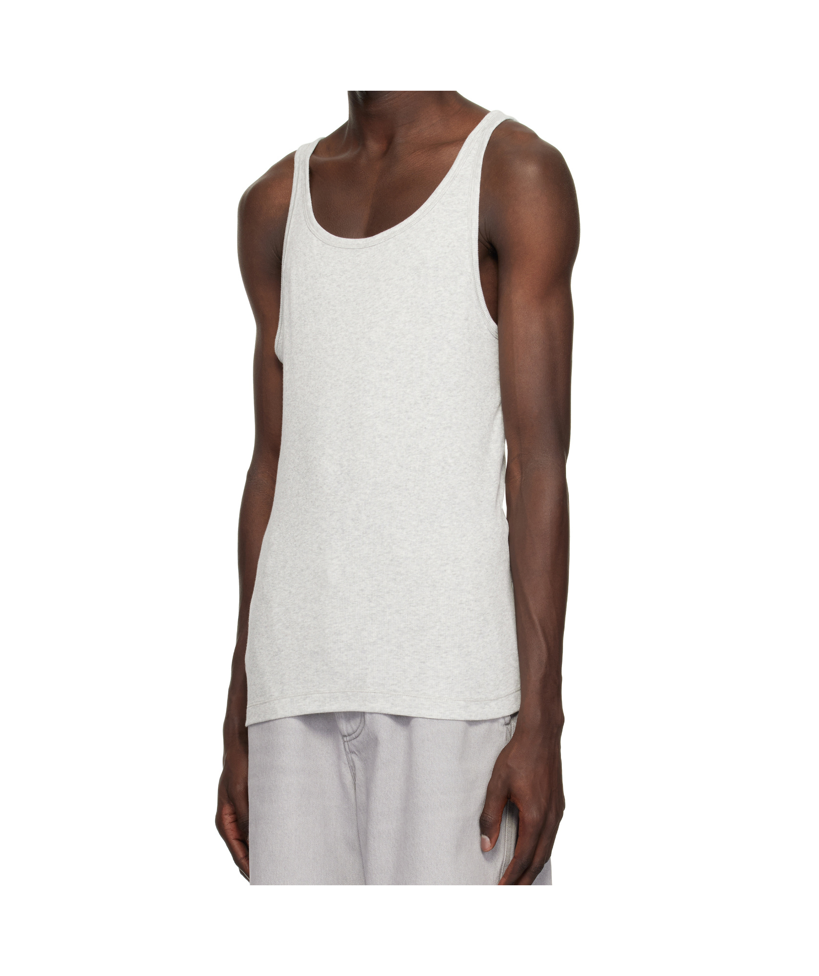 Shop Skims Ribbed Knit Vest Three-pack