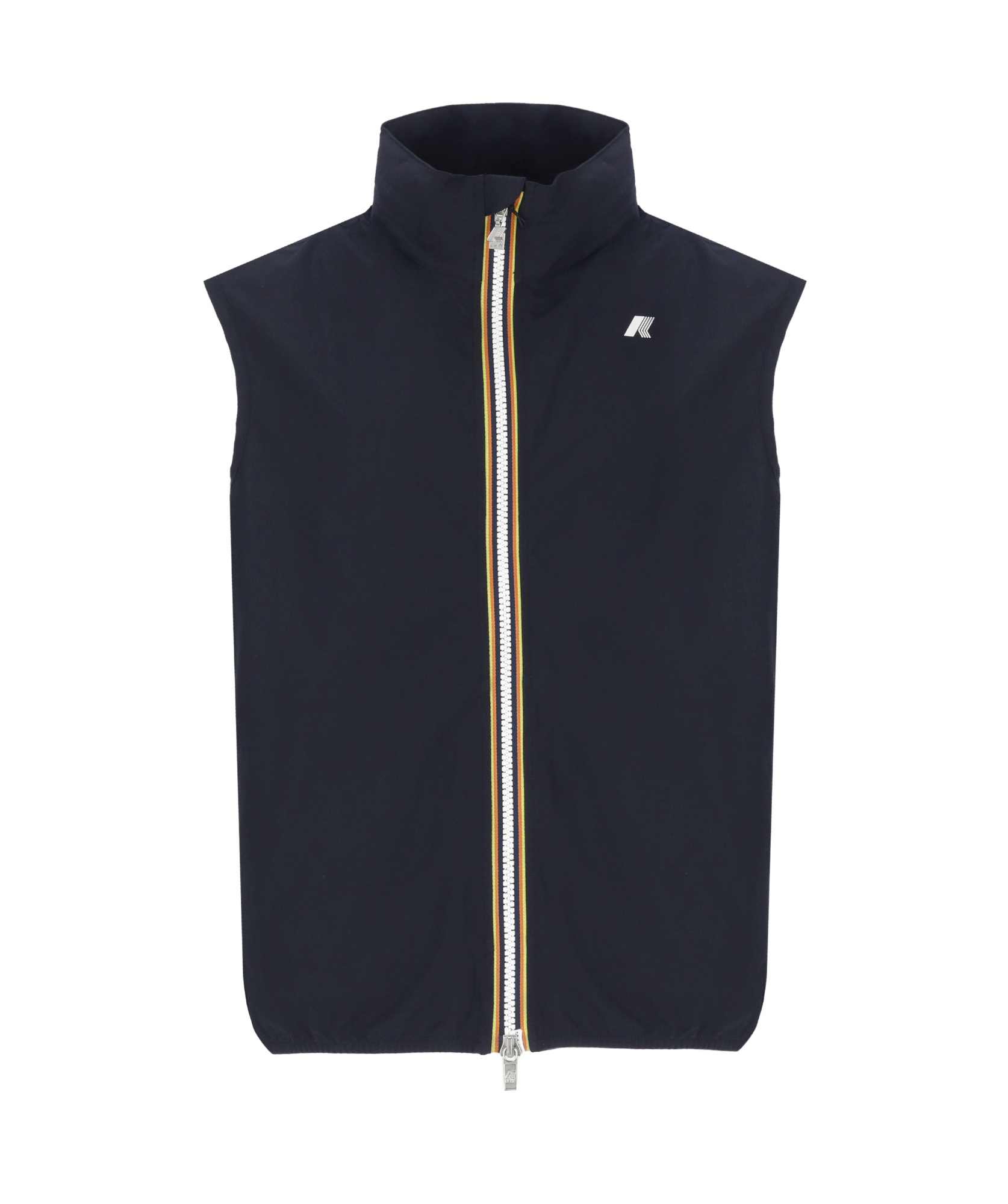 K-way Technical Fabric Jacket With Removable Hood In Black