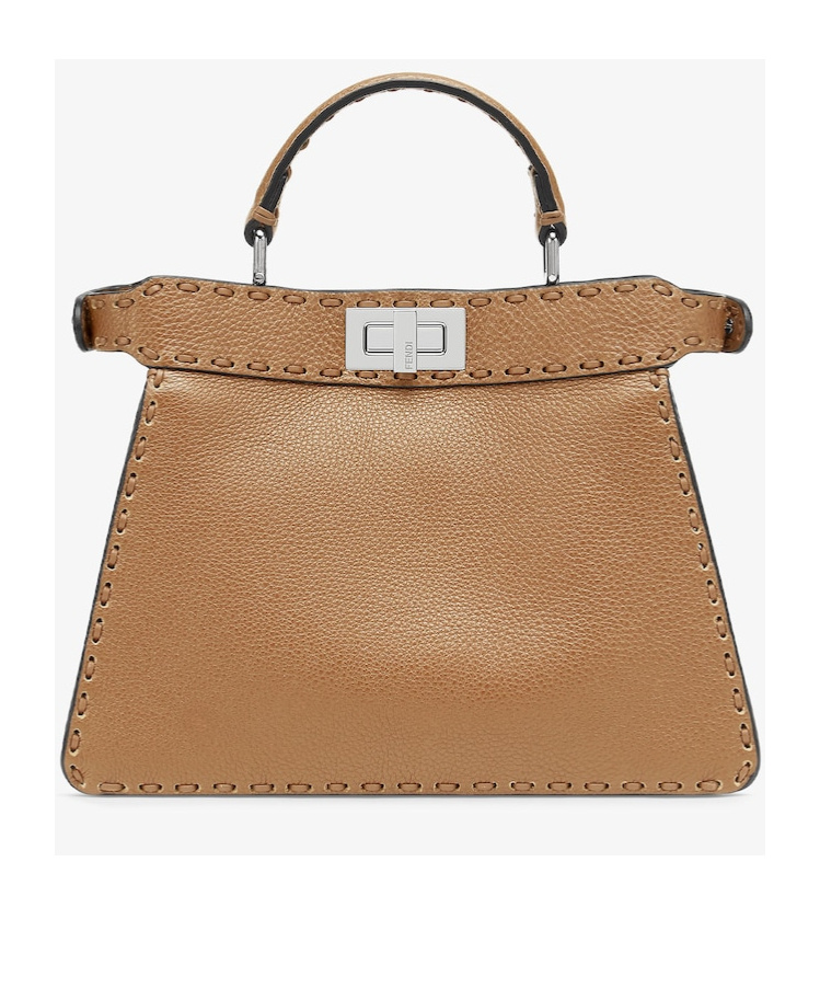 Fendi Peekaboo Iseeu Petite Tote Bag In Brown