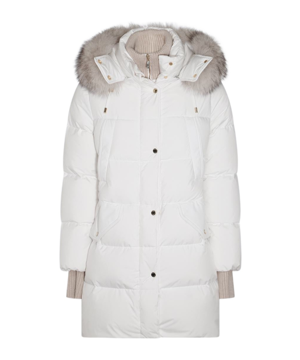 Moorer Long-sleeved Cotton Clothes In White