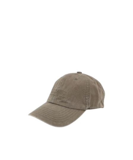 Mm6 Maison Margiela Numbers-embroidered Cotton Cap In Brown