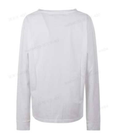 Dsquared2 Long Sleeved Logo Patch T-shirt In White