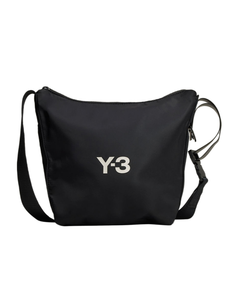 Shop Y-3 Printed Cross Body Bag In Black