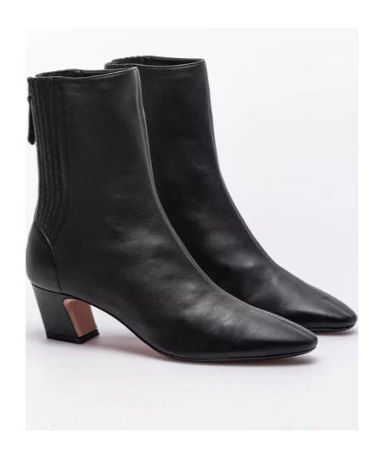 AQUAZZURA ELASTIC STRAP SHORT BOOTS