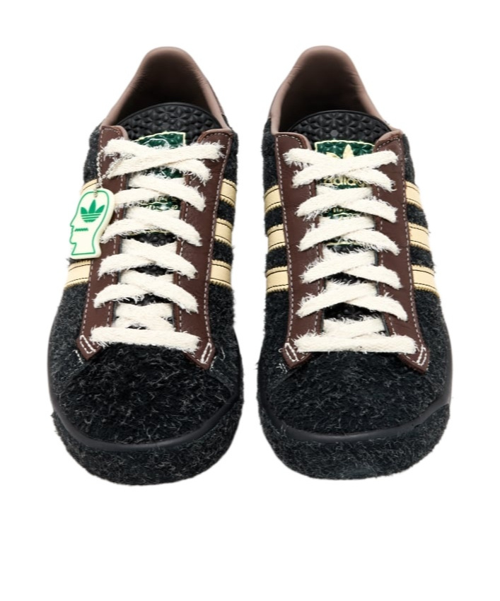 Adidas Originals Brain Dead Forest Hills Leather-trimmed Textured-suede Sneakers In Green