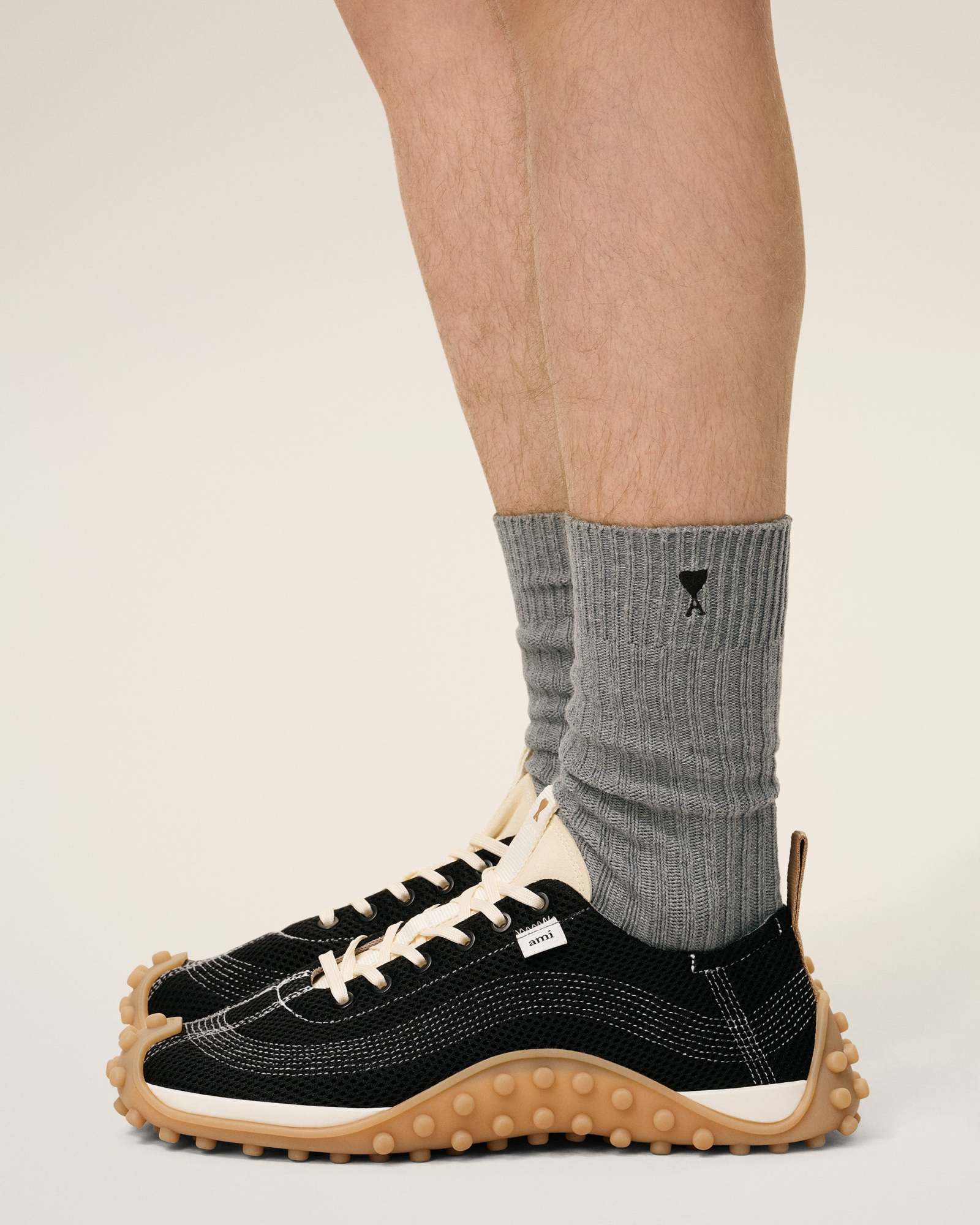 Ami Alexandre Mattiussi Ami Paris Three Pack Adc Socks