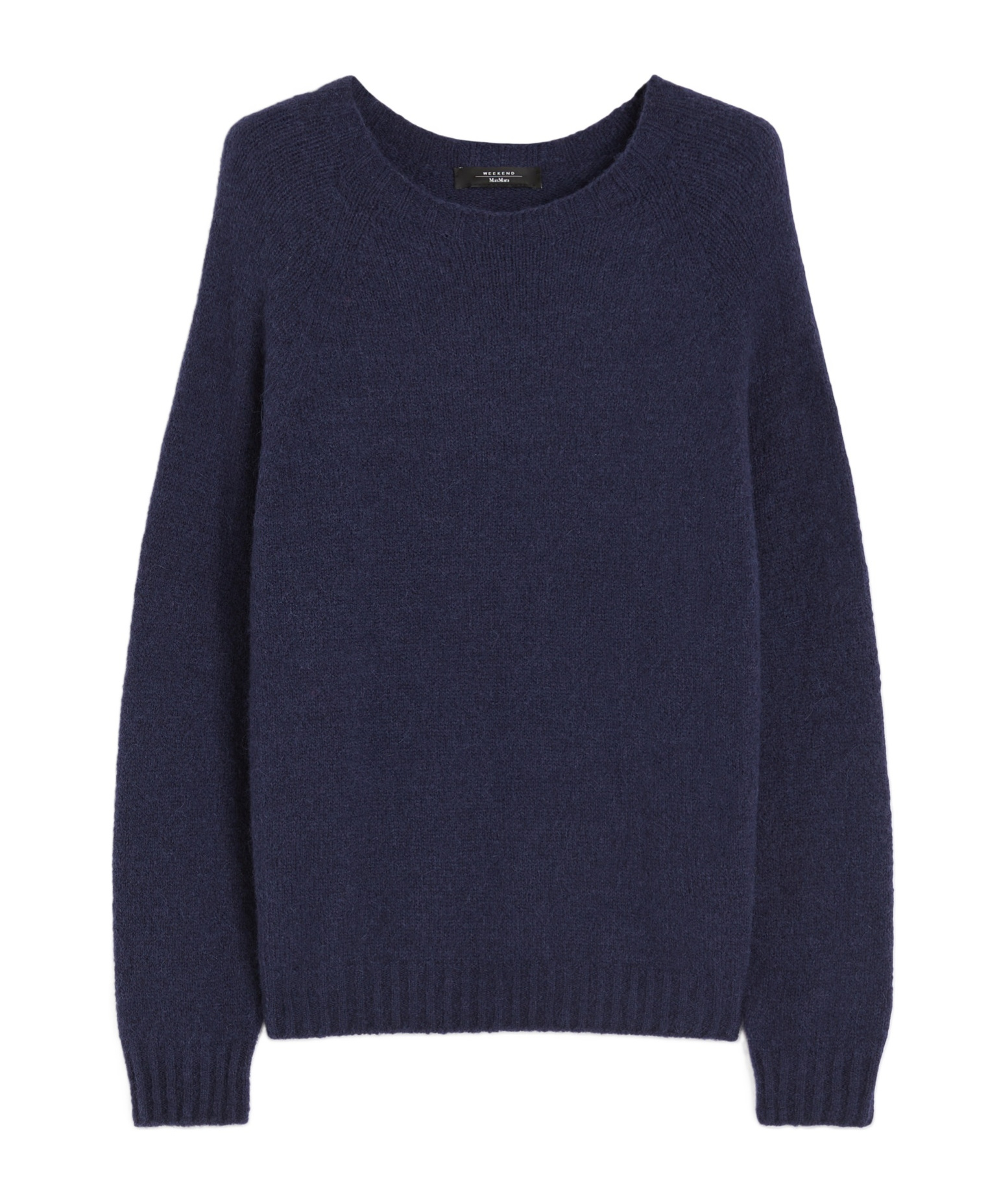 Weekend Max Mara Alpaca And Cotton Sweater In Blue