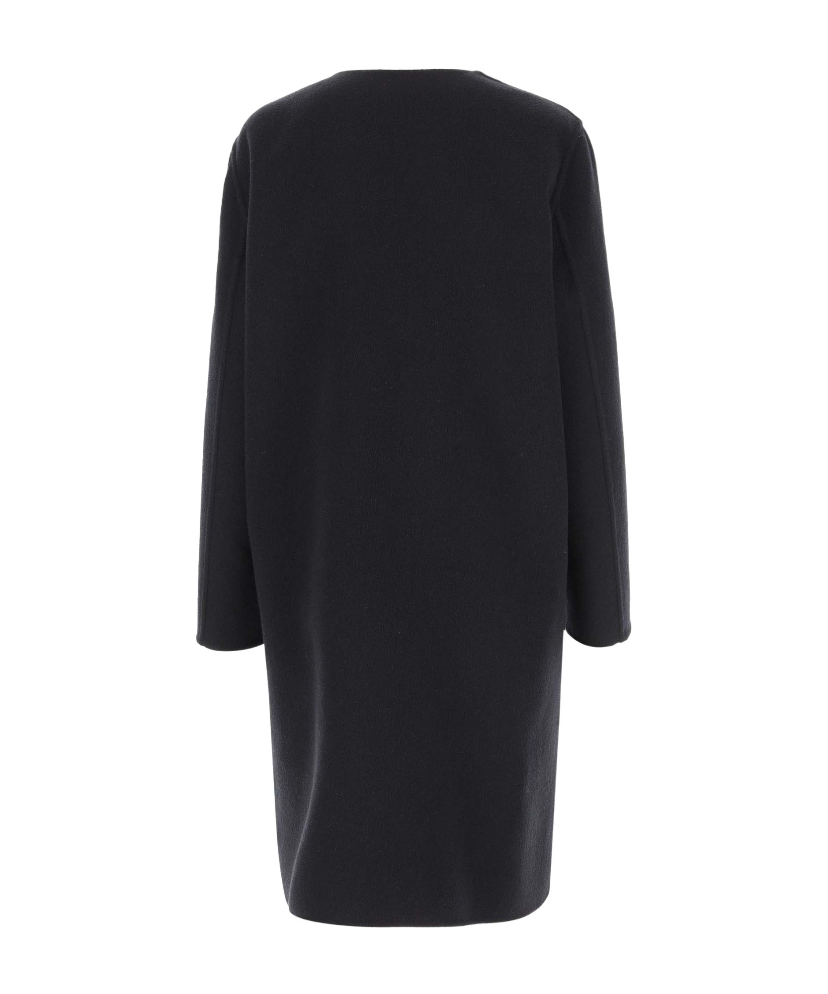The Row Long-sleeved Coat In Black