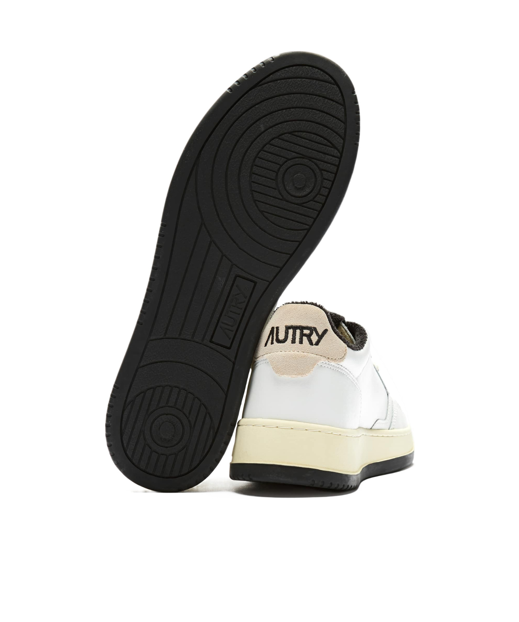 Autry Medalist Lace-up Sneakers In White