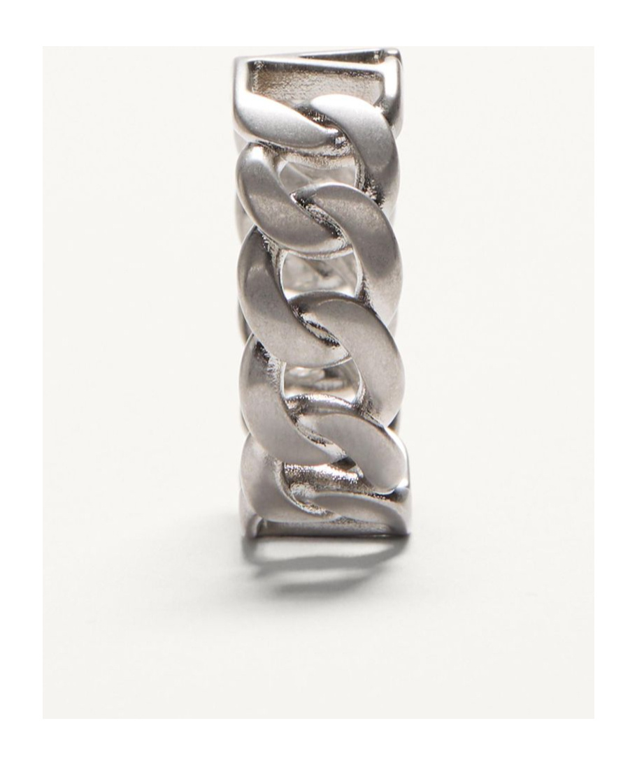 Valentino Garavani Vlogo Signature Metal Ring In White