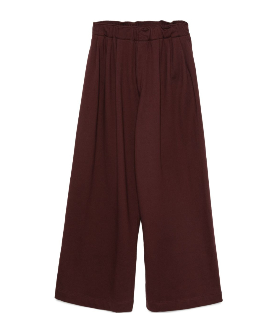 Dries Van Noten Hama Wide-leg Trousers In Burgundy