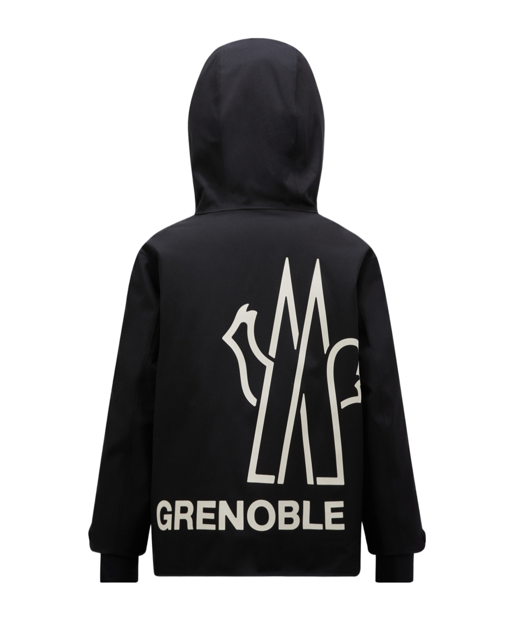 Moncler Long-sleeved Casual Jacket In Black