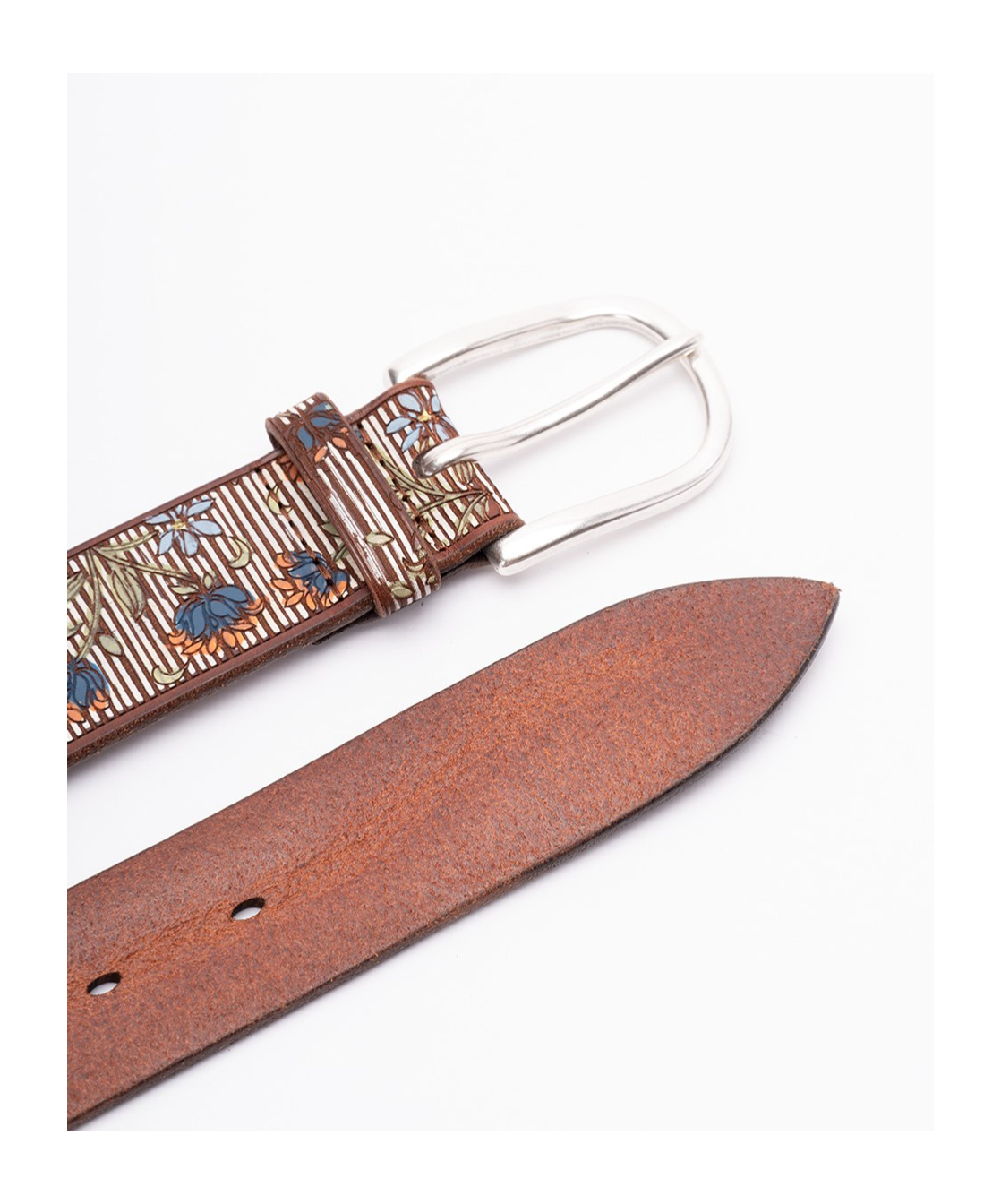 Orciani Flower Line Belt In Multicolor