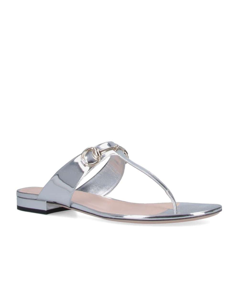 Gucci Sandals With Clamp In White