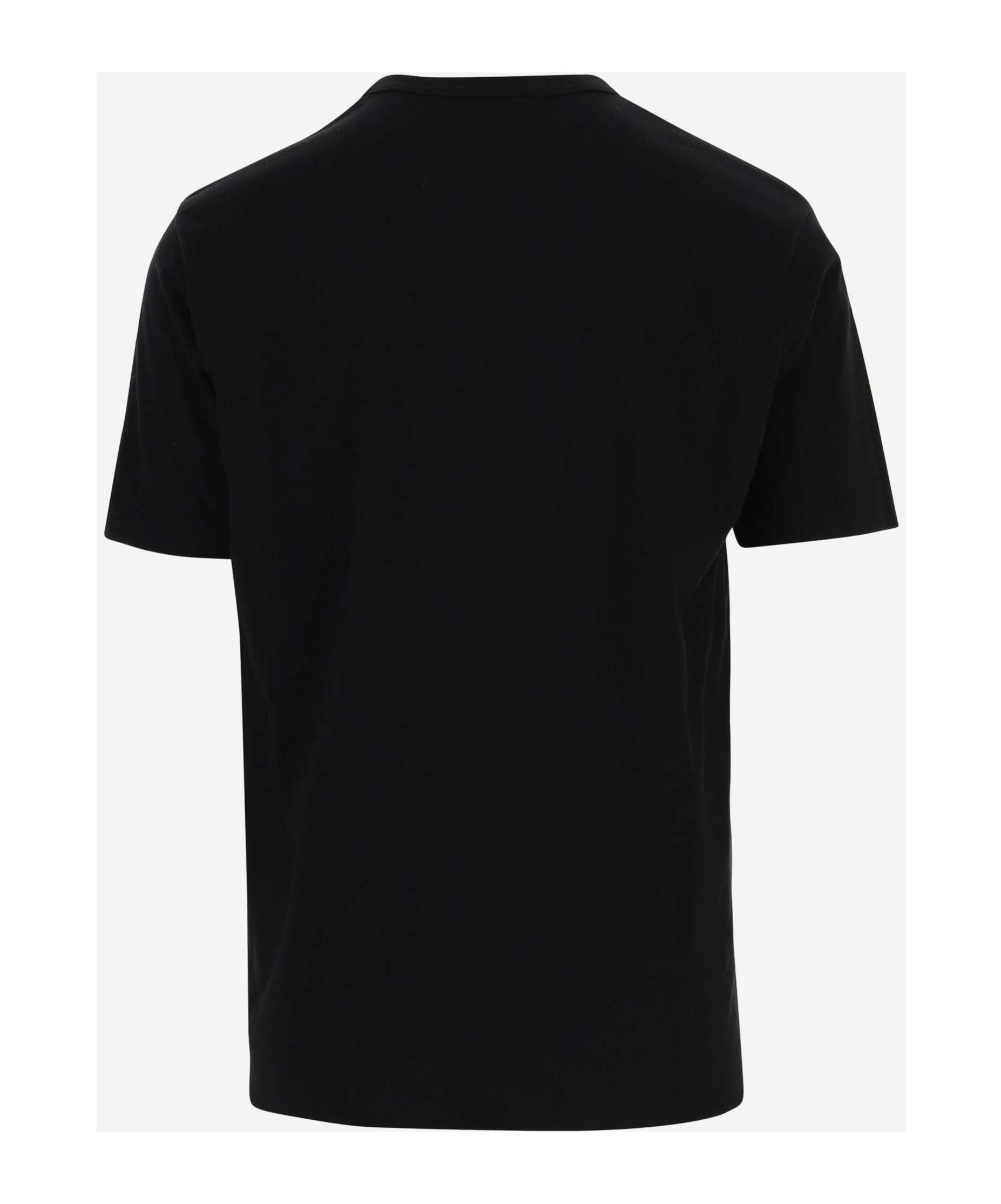 Junya Watanabe Cotton Scorpions Crew Neck T-shirt With Print In Black