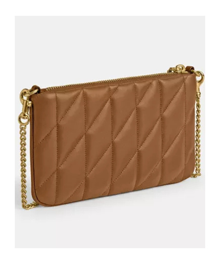 Coach Quilted Crossbody Bag In Brown