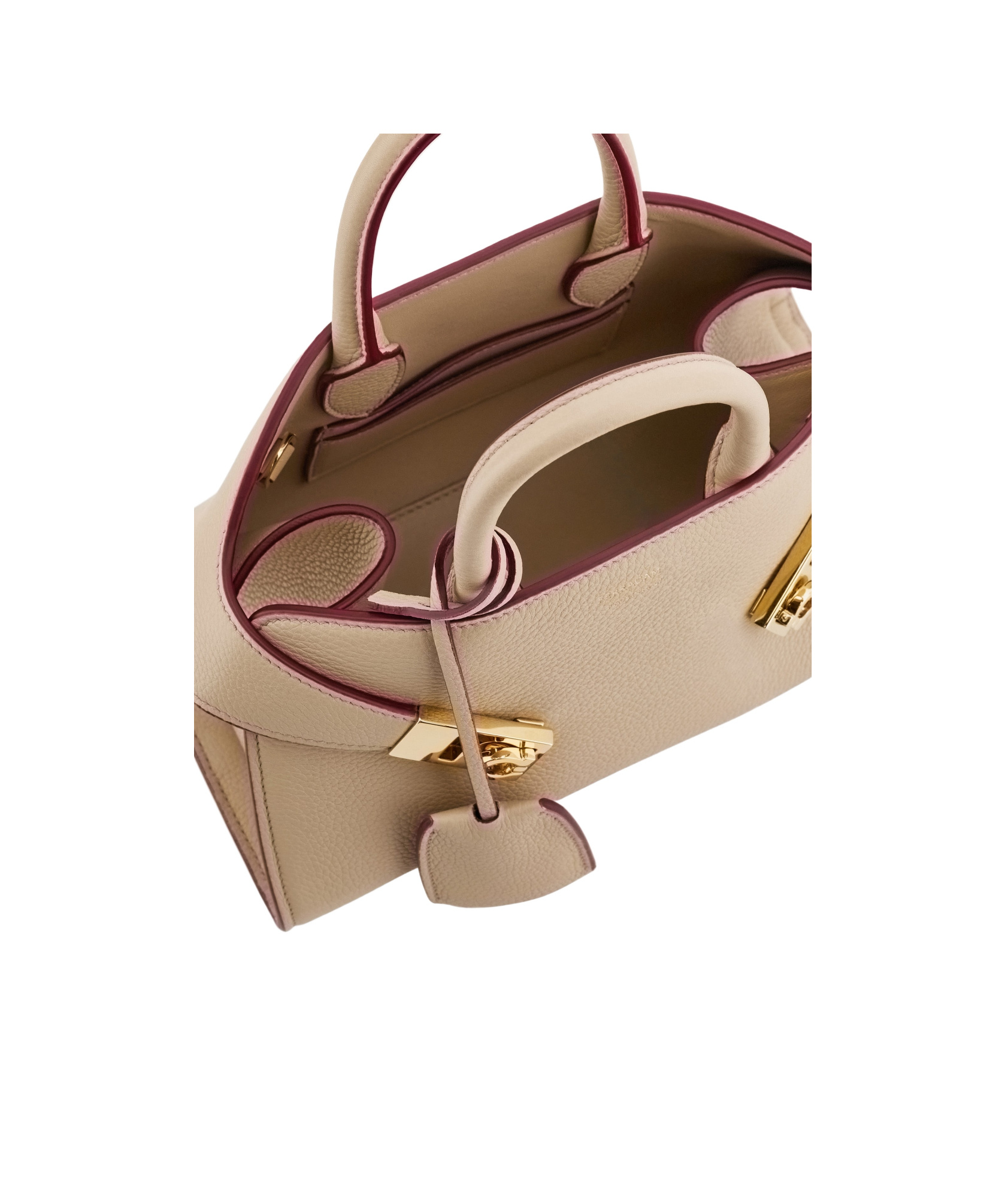 Ferragamo Hug Mini Bag In Nude