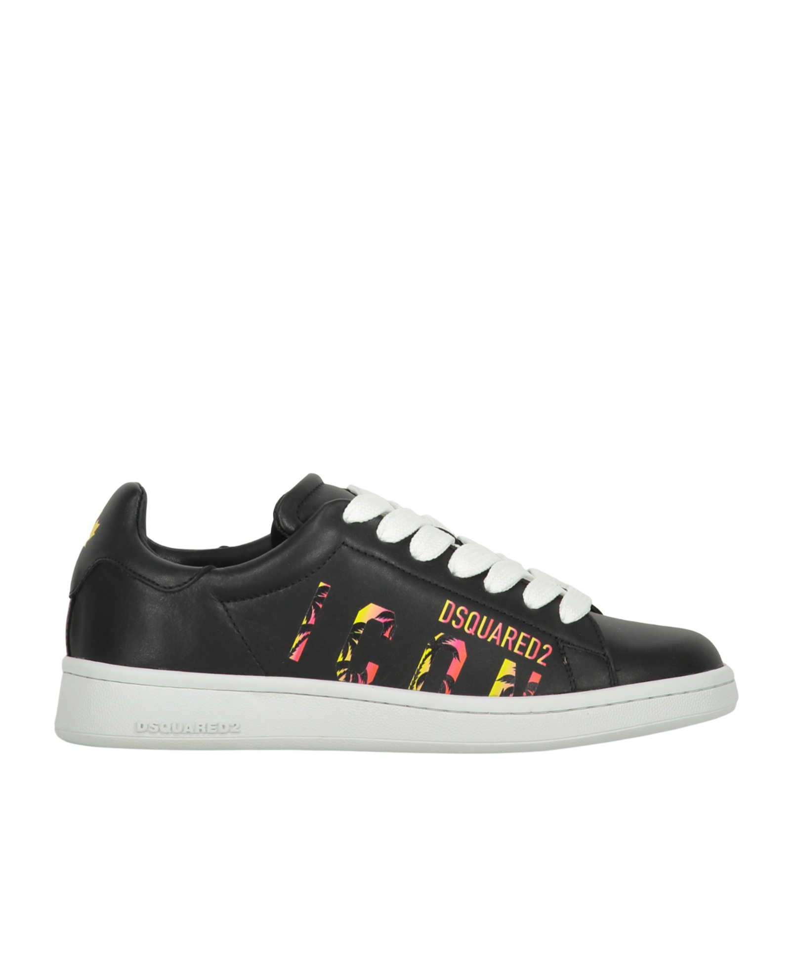 Dsquared2 Leather Low-top Sneakers In Green