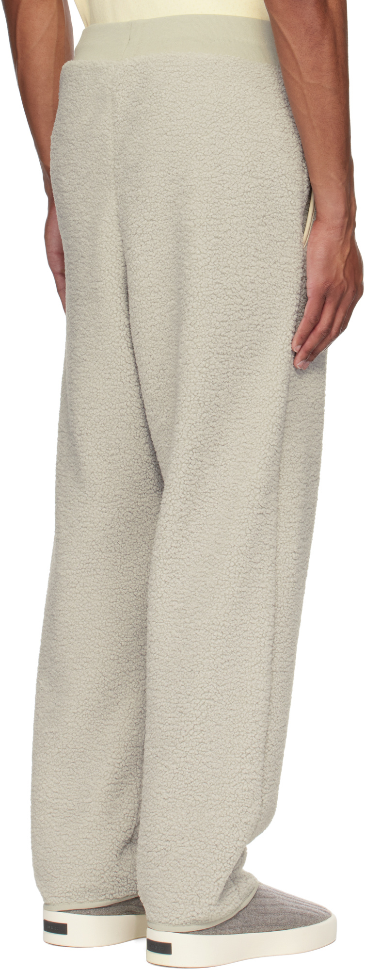Shop Fear Of God Fleece Hike Sweatpants In Nude
